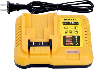 DCB112 20 Volts Battery Charger Replacement for Dewalt 12V-20V Battery Charger