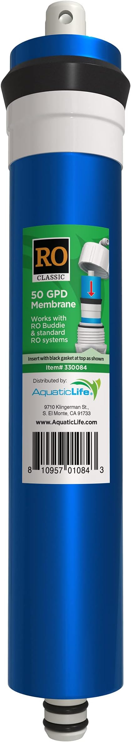 AquaticLife RO Membrane Replacement Cartridge, 50 GPD
