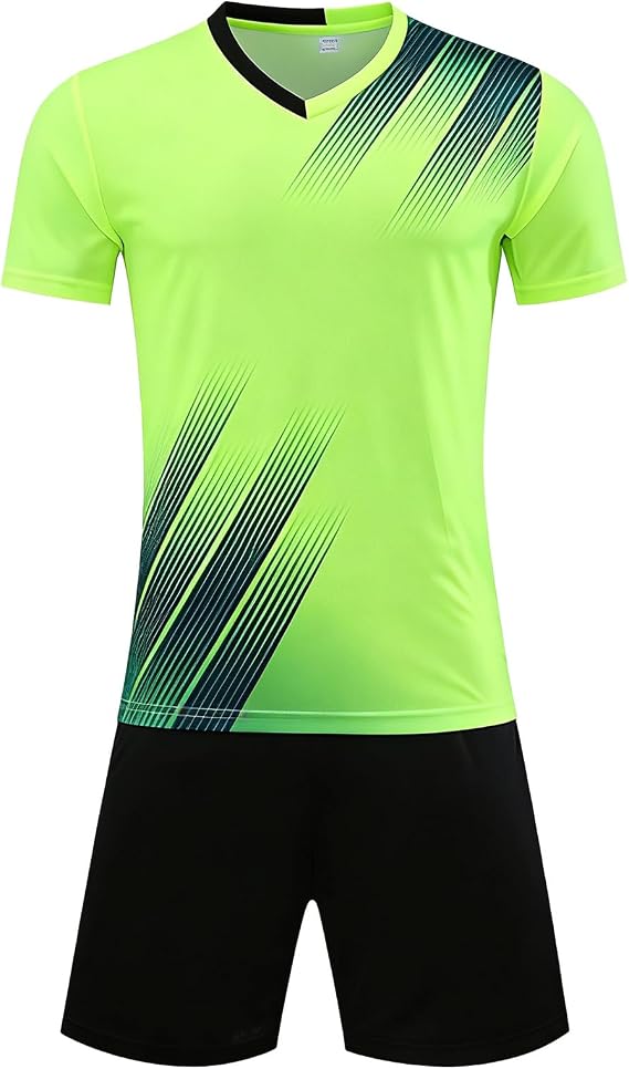 Kids Football kit Football Jersey for Boys Girls Age 3-12 Breathable Training Shorts and T-shirt Sets Youth Sports Outfit Uniform