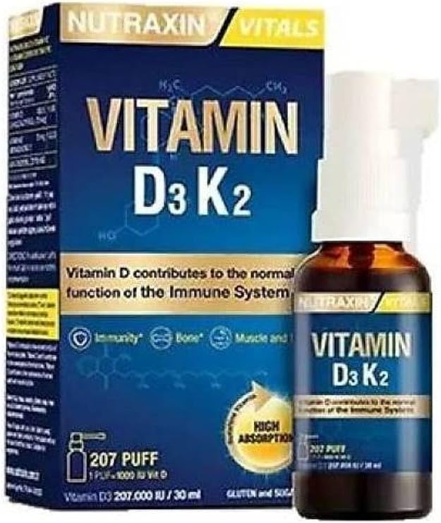 Nutraxin Vitamin D3K2 Sprey, 30 ml
