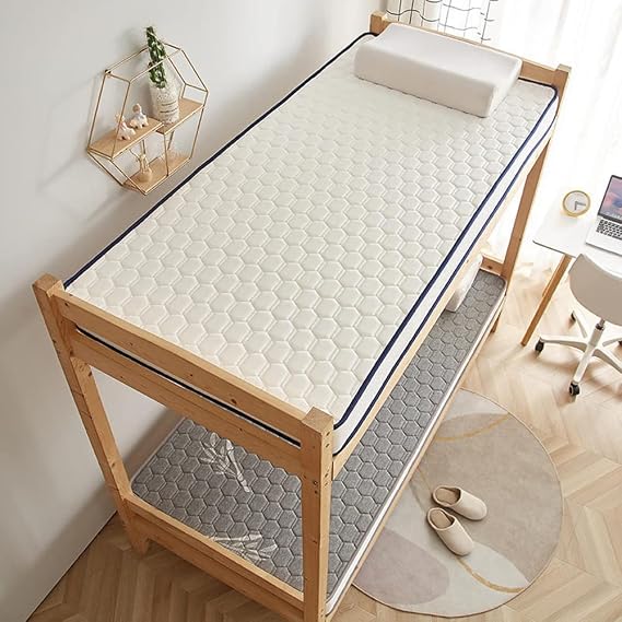 Futon Mattress Japanese Floor Mattress Foldable Floor Bed Camping Mattress Portable Sleeping Pad 5Cm Thickness Cotton Tatami Mattress Single Dormitory Mattress Topper,White 1,80x190cm(31 * 74in