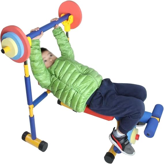 Kid Stationary Bike, Fun and Fitness Kids Exercise Bike Equipment, Kids Fun and Fitness Adjustable Exercise Equipment, Children's Workout Equipment