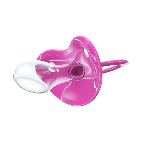 Pacifier Addict - Fixx - Jumbo Functional Adult XXL Silicone Pacifier - Size 10 - Raspberry