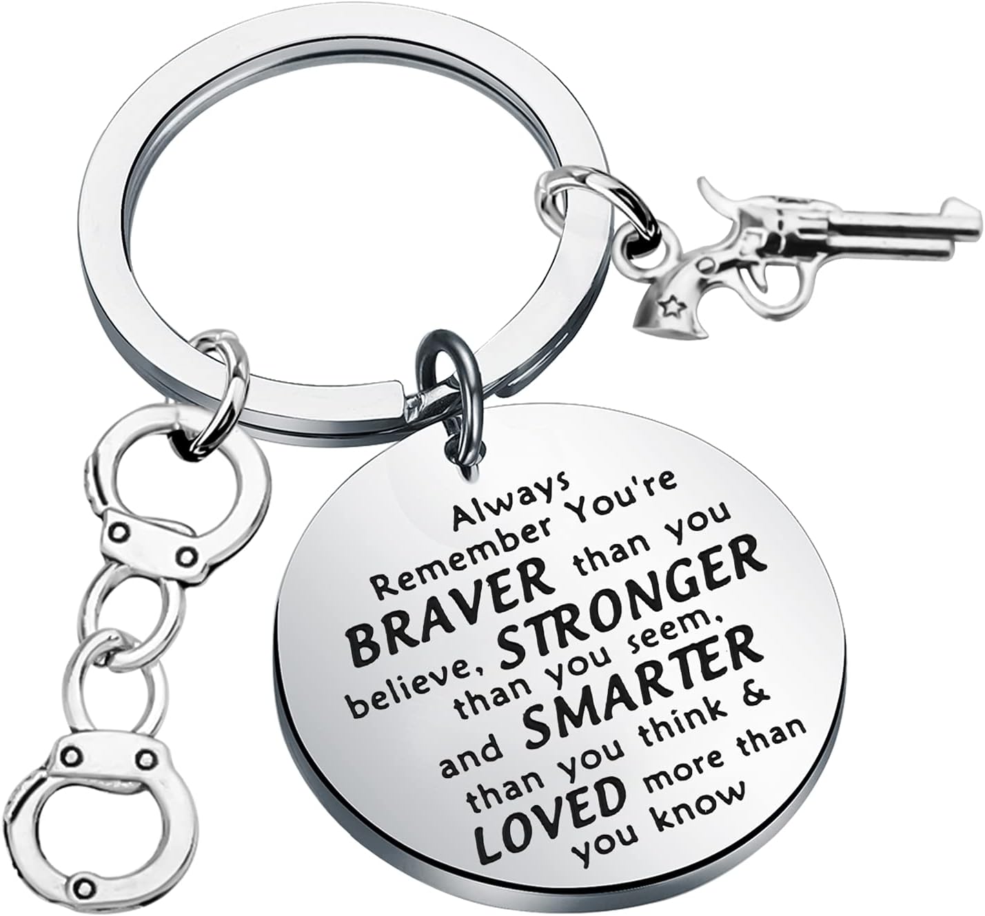 BNQL Police Keychain Gifts Police Academy Graduation Gifts New Police Officer Gifts