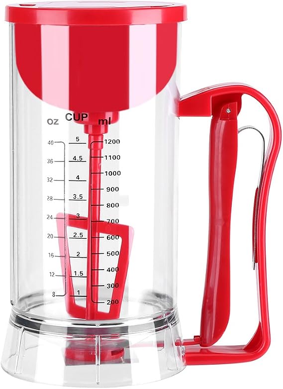Electric Stirring Batter Dispenser Cordless Powered Mixer Separator Pancake Cupcake Waffle Maker Kitchen Tools