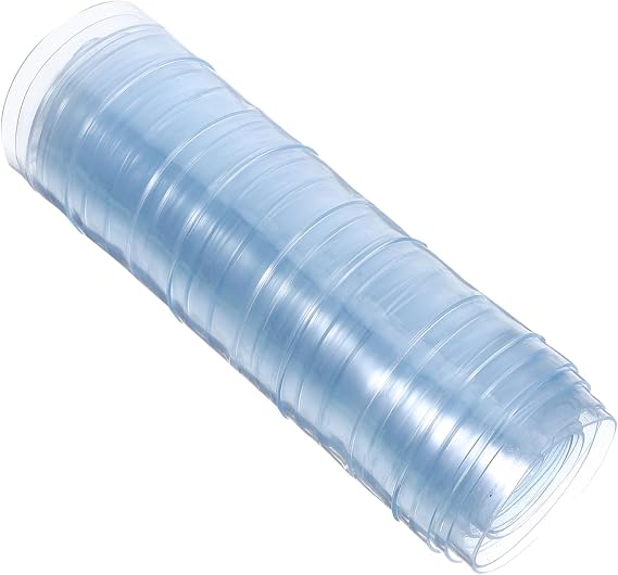 Vinyl Strip Curtain for Dog Doors Clear PVC Replacement Flap Scratch Protector for Pet Entrances for Warehouses