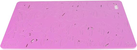 Sweet Stamp by AmyCakes Plastic Elegant Uppercase and Lowercase Letters for Embossing Cakes