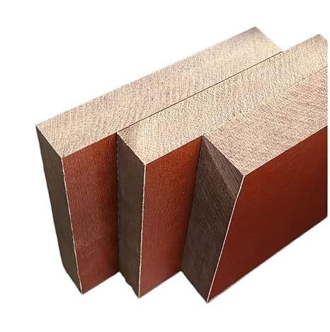Phenolic Sheets, 2pcs Phenolic Bakelite Sheet Composite Insulated Board Electrical Wooden Fabric Plate Resin Laminate Thick 2/3/4mm(2mm)