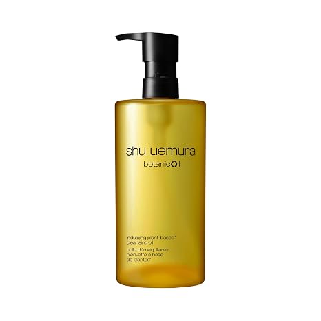 Shu Uemura Botanicoil Indulging Cleansing Oil, Makeup Remover and Facial Cleanser Infused with Plant Extracts, Suitable for Sensitive Skin