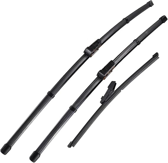 LHD Front Rear Windshield Window Wiper Blades Set, For Skoda Fabia Combi Estate 2014 2015 2016 2017 2018 2019 2020