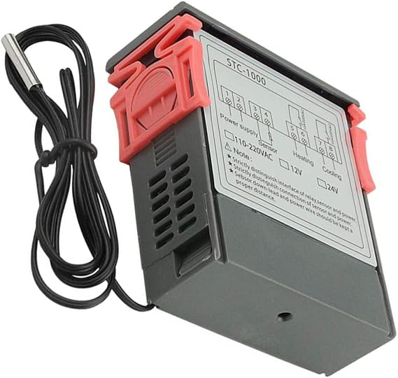 Digital STC-1000 Temperature Control, Temperature Controller Digital Display 110V-220V Temperature Controller Digital STC-1000 Microcomputer
