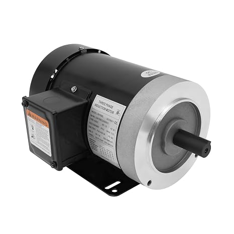 1.5 HP Electric Motor 1800RPM, 230V/460V AC Electric Motor Farm Duty Single Phase Motor Three Phase Induction Motor for Agricultural Machinery and General Equipment