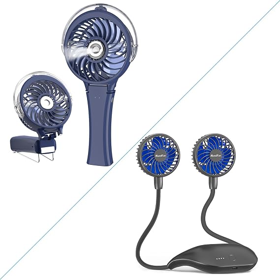 HandFan Portable Misting Fan, 10000mAh Neck Fan
