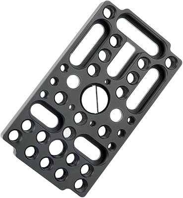 NICEYRIG Camera Cheese Plate Switching Easy Plate Applicable for Railblocks, Dovetails, Short Rods