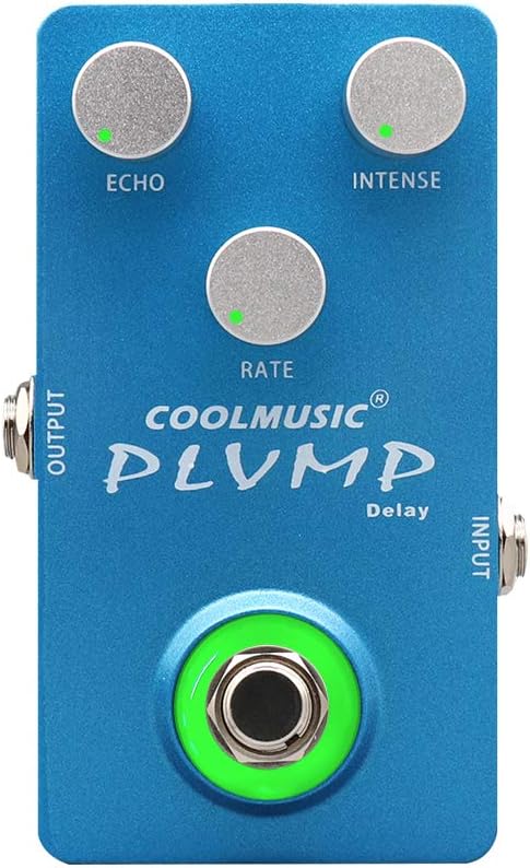 Coolmusic C-DE01 Guitar Delay Pedal Bass Delay Effect Pedal