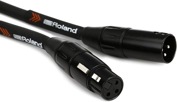 Roland Microphone cable Heavy Duty XLR 10 feet / 3 meters Black SERIES