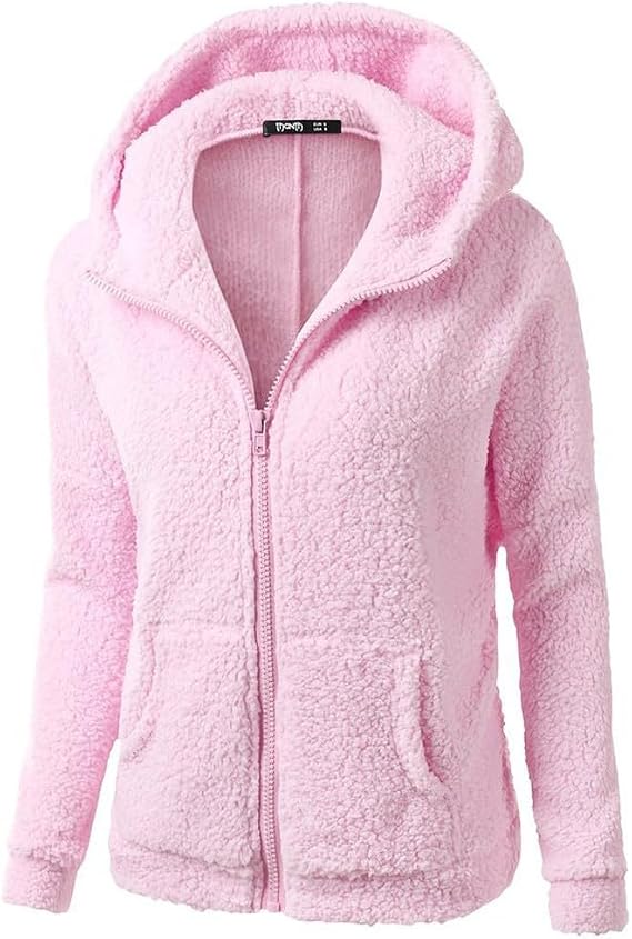 Lolvmvchi Winter Coats For Women 2023 Trendy Outwear Women Sweater Zipper Cotton Coat Women'S Coat