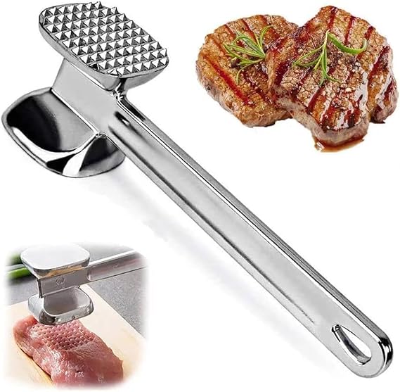 SAFESTORE Meat Tattoo Attractive, Double Sided Mallet, Meat Softening Apparatus
