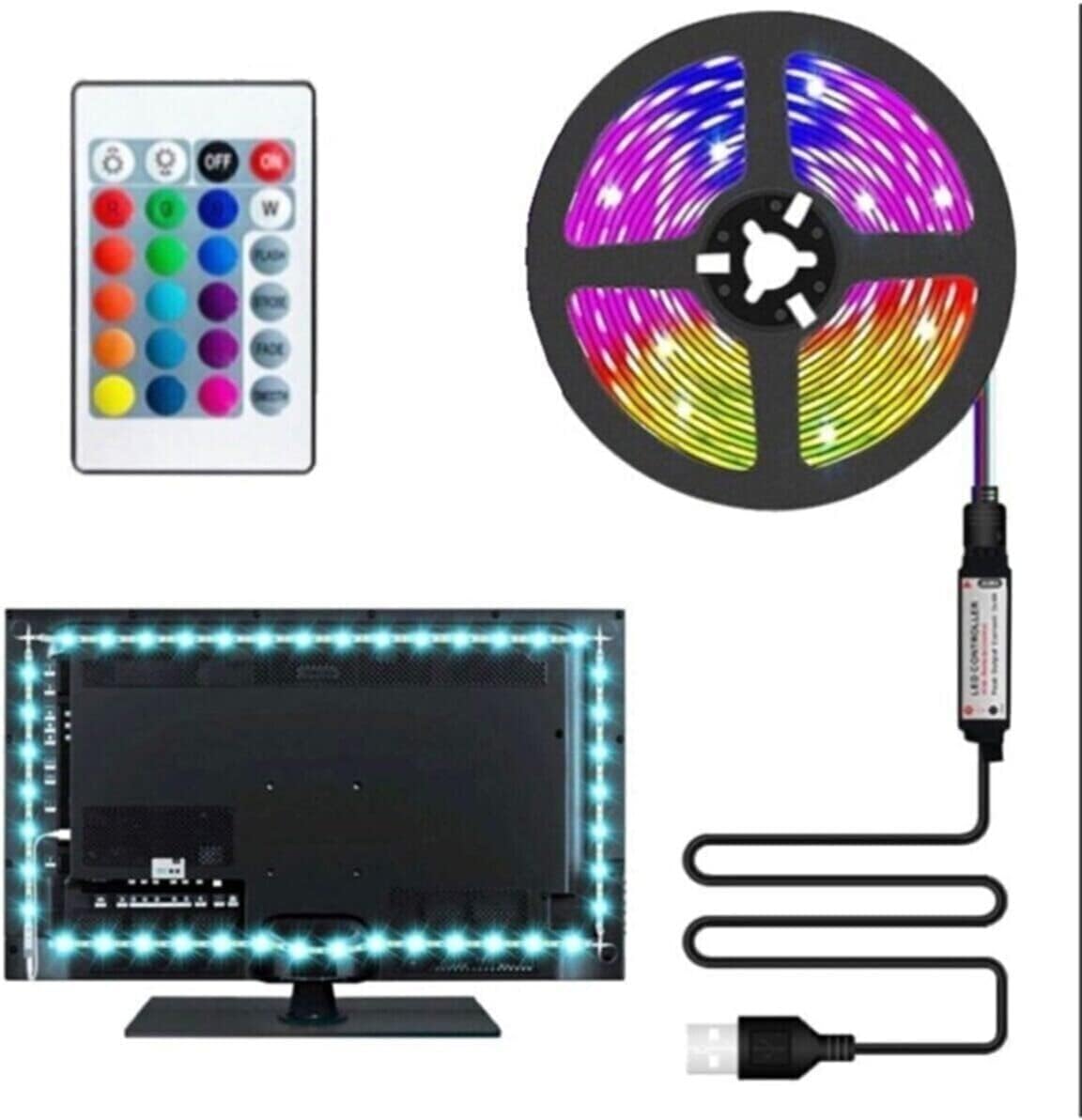 Tv Back 3 Mt Usb Rgb Strip Led Ct-4566 HSPLINM-3609