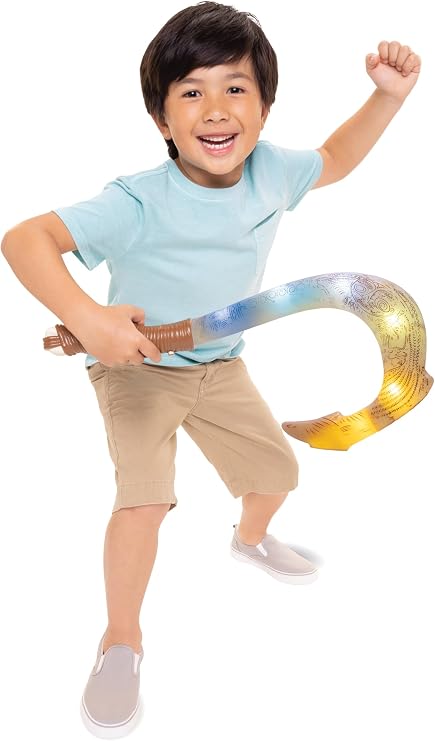 Disney Moana 2 Maui's Magical Fishhook Motion Activated Lights and Sound! 20 Inches, Officially Licensed by Disney, Great Birthday Gift, for Boys & Girls