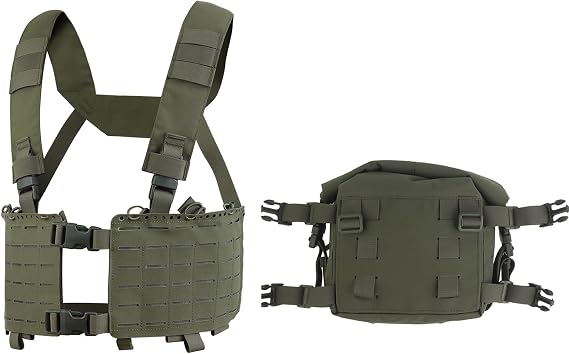 WoSporT Tactical Chest Rig Expansion Pack With Chest Pack