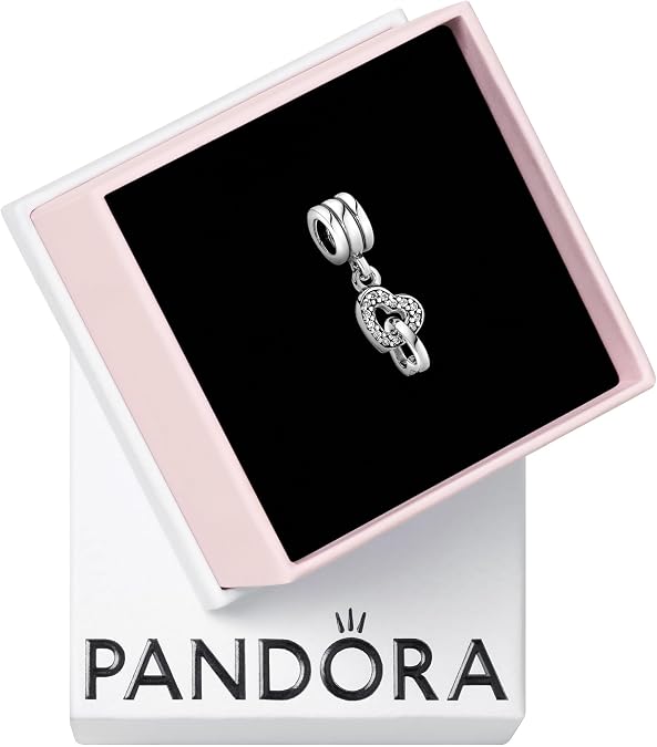 PANDORA Interlocking Hearts Dangle Charm