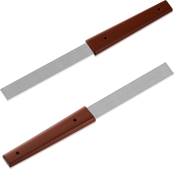 1 Pcs Guiro Scraper 12 Inch, Guira 11 Steel Rods Stainless Steel