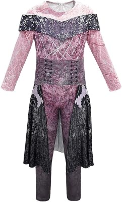 MSSmile Kid Girls Superhero Halloween Costumes Girls Bodysuit Halloween costume Party Cosplay Outfit120cm5-6T,Audrey