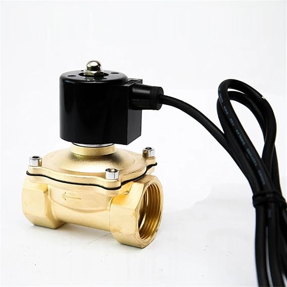 2" Brass Water Fountain Solenoid Valve 2 Inch Low Voltage(110VAC-CLOSED)