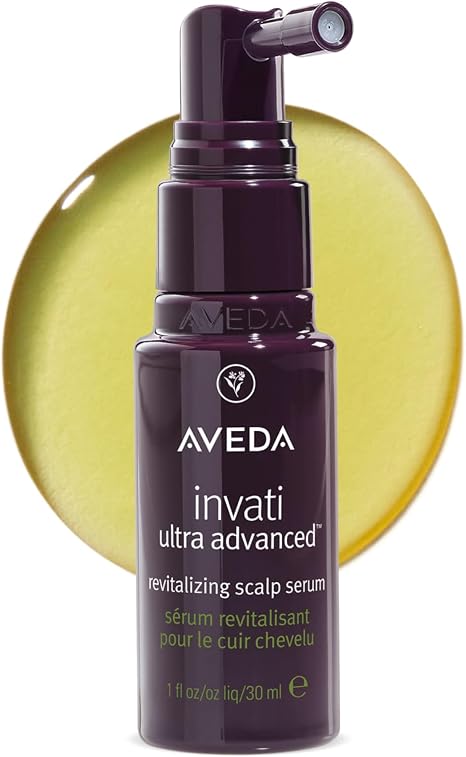Aveda Invati Ultra Advanced Revitalizing Scalp Serum | Step 3 of 4 | Reduces Hair Loss by 77%* | Strengthens Thinning Hair | 98% Naturally Derived**, 30ml