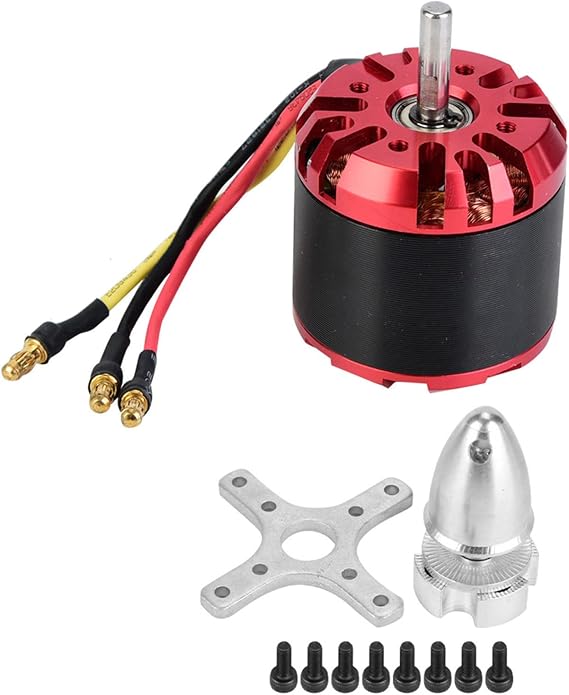 C4250 Brushless Motor, Alloy Heat Dissipation Brushless Motor, Outrunner Brushless Sensorless Motor with Hall Propeller,for Electric Cycling Scooter