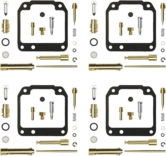 4 Set Carburetor Repair Rebuild Kit For Yamaha XJR400 1993 1994 1995 1996 XJR 400 R Motorcycle Carb