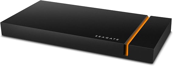 Seagate Firecuda Gaming SSD 2TB External Solid State Drive USB-C USB 3.2 Gen 2x2 with NVMe for PC Laptop (STJP2000400)