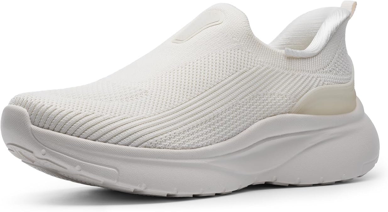 NORTIV 8 Women's Slip on Walking Shoes Hands Free Non-Slip Lightweight Gym Workout Casual Comfort Breathable Running Tennis SwiftSleek Fashion Sneakers