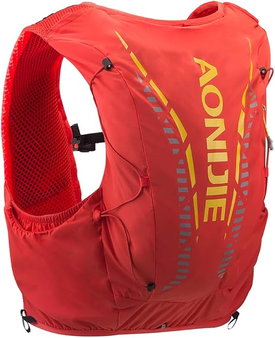 AONIJIE 12L Men Women Running Vest Pack Hydration Backpack Outdoor Sports Bag for Marathon Cycling Hiking