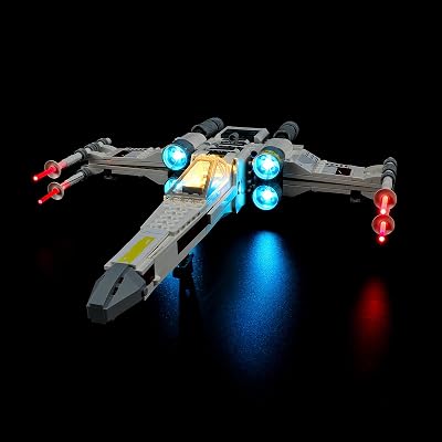 BRIKSMAX Led Lighting Kit for LEGO-75301 Luke Skywalkers X-Wing Fighter - Compatible with Lego Star Wars Building Blocks Model- Not Include Lego Set