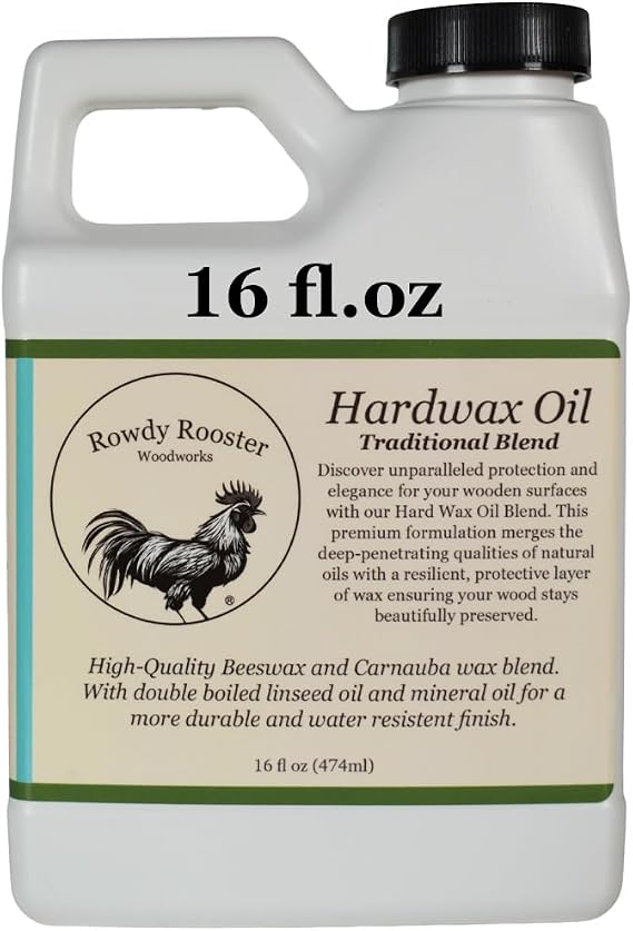 Traditional Hard Wax Oil - Mineral Oil, Hard Wax & Linseed Oil, 16 fl.oz