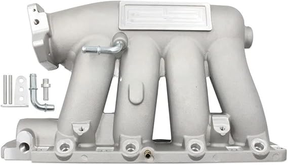 Aluminum Intake Manifold Compatible For Honda Civic K-Series K24A2 K20Z3 1.5T 16-21 Civic Si 17-21 L15B7 Car Modification For Skunk2(Sliver)