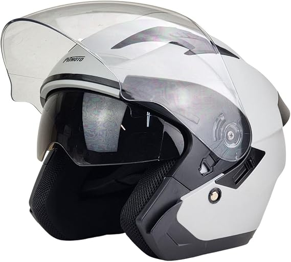 Open-Face Motorcycle Helmet. DOT, Model PM-768
