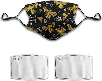 Face Mask Washable Reusable Adult Cloth Dust Mask 5-Layer Protection Activated Carbon Filter Anti Dust Face Masks