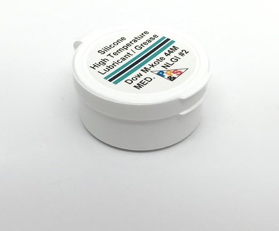 Dow Corning Molykote 44 Medium Silicone High Temperature Bearing Grease Lube, Medium NLGI #2 Consistency Grade, 14g or 0.5oz