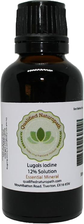 Lugols Iodine Solution 12% - 30ml - with Dripper/Dropper Top