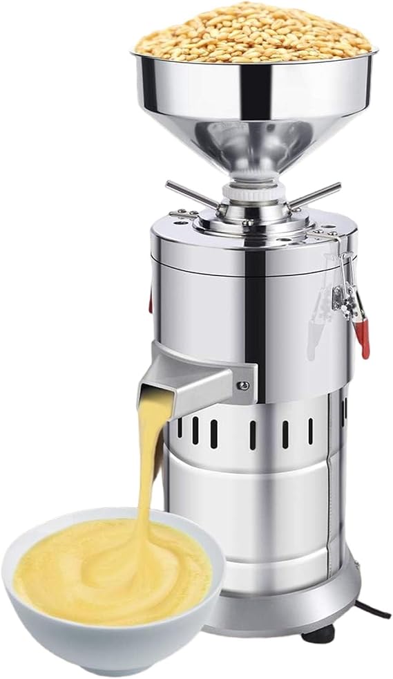 Peanut Butter Maker, Grain Mill Grinder, Stainless Steel Nut Pill Wheat Corn Herbs Spices & Seasonings Grinder, Electric Peanut Butter Making Machine, 1100W,110V