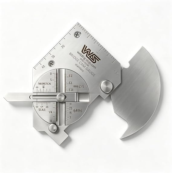Bridge CAM Gauge Fillet Gauge Pocket Weld Fillet and Throat Inspection Gage