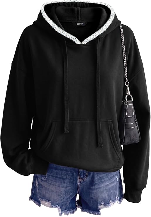 Dokotoo Womens Oversized Hoodies Fleece Pullover Long Sleeve Sweatshirts