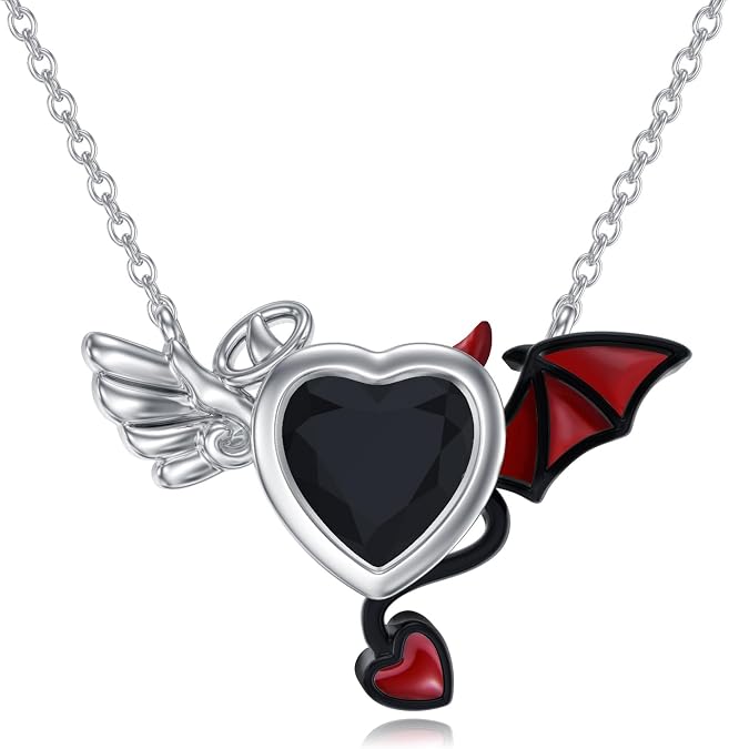 MONGAS Platypus/Comedy and Tragedy Masks/Angel Wing/Goose/Elephant/Veterinary/Sunflower/Chicken Necklace Sterling Silver Platypus Pendant Heart Jewelry For Women