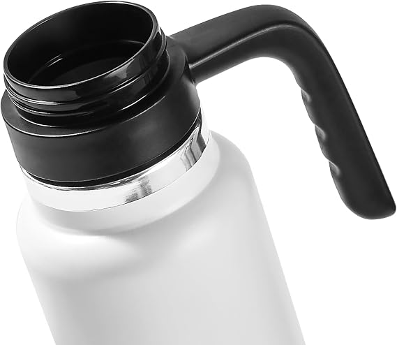 XACIOA Handle for Wide Mouth Water Bottles, BPA Free Handle for Hydro Flask, Iron Flask, CIVAGO, Handle Only, Compatible w/ 18 20 22 24 32 40 64 87 128 Oz Insulated Bottles
