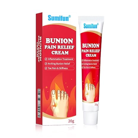 Sumifun Bunion Cream, 4 Counts Bunion Cream for Bunion & Toe Swelling - Foot Cream for Back, Neck, Knee, Hand, Wrist, Shoulder, Feet
