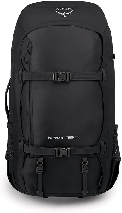 Osprey Farpoint Men's Backpack, 55L, Black, O/S