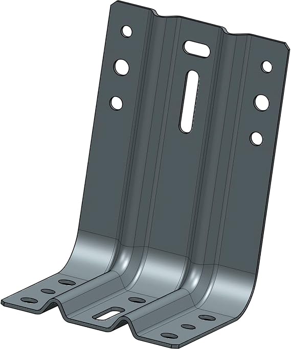 FUCHS 3-475-001-0000-20 100 x 150 mm Mounting Bracket Strip-Galvanised Silver
